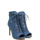 Incaltaminte Femei CheapChic Cool And In Control Denim Booties Blue