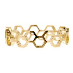 Bijuterii Femei Bony Levy 14K Yellow Gold Honeycomb Ring - Size 65 14K YELLOW GOLD