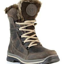 Incaltaminte Femei Santana Canada Messie Faux Fur Trim Short Waterproof Boot Brown