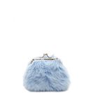 Accesorii Femei Forever21 Faux Fur Coin Purse Light blue