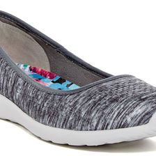 SKECHERS Flex Memory Foam Stardust Follow Me Flat (Women's) GRY-GRAY