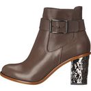 Incaltaminte Femei McQ Shackwell Boot Concrete Calf Leather