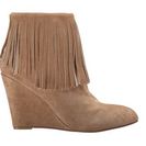 Incaltaminte Femei Chinese Laundry Arctic Fringe Wedge Bootie Camel