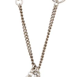 Chan Luu Long Strand 4.5mm Freshwater Pearl &amp; Swarovski Crystal Charm Necklace GREY PEARL