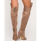 Incaltaminte Femei CheapChic Total Knockout Boot TaupeKhaki