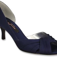 Nina Culver New Navy Luster Satin