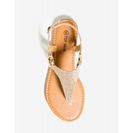 Incaltaminte Femei CheapChic Break-10 Spring Glitz Sandal Champagne