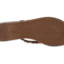 Incaltaminte Femei Italian Shoemakers Bead Flat Sandal Dark Brown