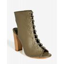 Incaltaminte Femei CheapChic Sage-11 Two Of A Kind Bootie Olive