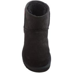 Incaltaminte Femei UGG UGG Australia Classic Mini Plaid Boots - Leather BLACK (01)