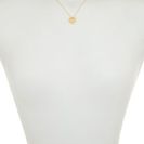 Bijuterii Femei Savvy Cie 14K Gold Plated Vermeil Diamond Peace Sign Pendant Necklace - 003 ctw Yellow