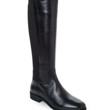 Incaltaminte Femei Cole Haan Black Tilley Stretch-Back Knee Boots Black