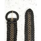 Accesorii Femei CheapChic Sonya Chain Accent Wide Stretch Belt Black
