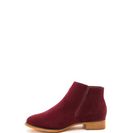 Incaltaminte Femei CheapChic Timeless Trend Zippered Tassel Booties Wine