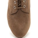 Incaltaminte Femei CheapChic Work To Play Faux Suede Chunky Booties Taupe