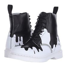 Incaltaminte Femei Dr Martens Pascal 8-Eye Boot BlackWhite Paint Splat Soft T