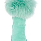 Incaltaminte Femei Australia Luxe Collective Foxy Genuine Shearling Short Boot TURQUOISE