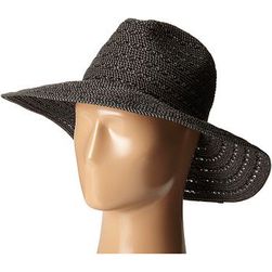 Accesorii Femei Vince Camuto Lurex Shine Braided Wide Brim Hat Black