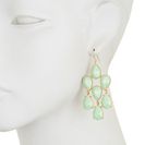 Bijuterii Femei Natasha Accessories Teardrop Chandelier Dangle Earrings MINT