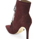 Incaltaminte Femei Cynthia Vincent Burgundy Harp Lace-Up Booties Burgundy