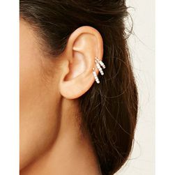 Bijuterii Femei Forever21 Rhinestone-Studded Ear Cuff Set Rose goldclear