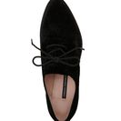 Incaltaminte Femei French Connection Black Maci Velvet Oxfords Black