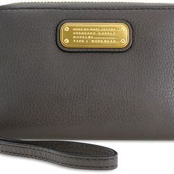 Marc by Marc Jacobs Wingman Q Wristlet Aluminum Grey N/A