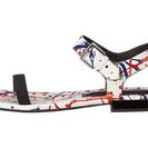 Incaltaminte Femei Marc Jacobs Elizabeth Flat Sandal White Multi