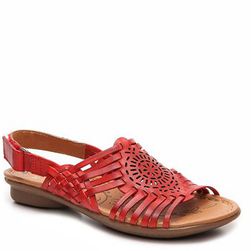 Incaltaminte Femei Naturalizer Wendy Flat Sandal Red