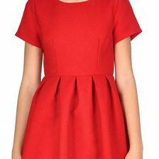 Rochie de ocazie rosie scurta model clos W2085R