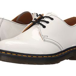 Incaltaminte Femei Dr Martens 1461 3-Eye Gibson White Patent Lamper