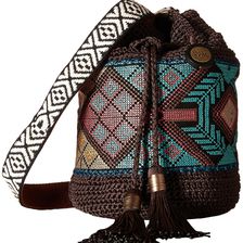 The Sak Sayulita Drawstring Brown Tribal