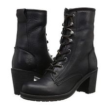 Incaltaminte Femei Frye Karen Lace Up Short Black Washed Oiled Vintage