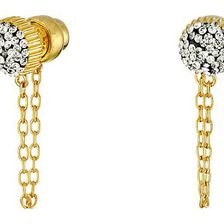 Bijuterii Femei Marc by Marc Jacobs Pave Cabochon Chain Stud Earrings Black Multi