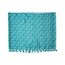Accesorii Femei Echo Design Circular Waves Loop Scarf Caribbean Blue