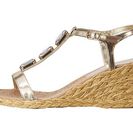 Incaltaminte Femei LAUREN Ralph Lauren Corala Platino Metallic Kid PUStones