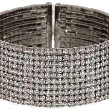 Natasha Accessories Crystal Cuff Bracelet HEM-CRYS