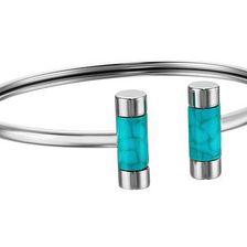 Bijuterii Femei Michael Kors Color Block Bracelet SilverTurquoise