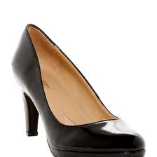 Incaltaminte Femei Naturalizer Penny Pump - Wide Width Available BLACK SHINY