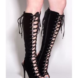 Incaltaminte Femei CheapChic Front To Back Lace-up Boots Black