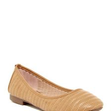 Incaltaminte Femei Elegant Footwear Daniela Quilted Flat CAMEL