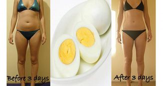 Slabeste 3 kilograme in 3 zile cu dieta cu oua