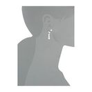 Bijuterii Femei Oscar de la Renta Pearl Pave Backdrop P Earrings WhiteSilver