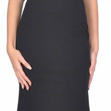 Rochie de ocazie neagra lunga cu maneca 3/4 W1070N