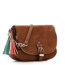 Accesorii Femei Mix No 6 Mix No 6 Muffin Crossbody Bag Cognac