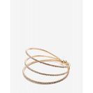 Bijuterii Femei CheapChic Triple Caged Rhinestone Cuff Met Gold