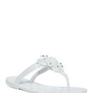 Incaltaminte Femei Dizzy Lulu Rhinestone Flower Sandal WHITE