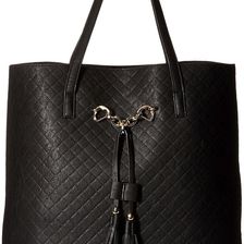 Gabriella Rocha Abbey Quilted Tote with Tassels Black