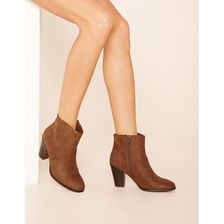 Incaltaminte Femei Forever21 Faux Suede Ankle Booties Olive