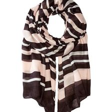 Accesorii Femei Ivanka Trump Bold Stripe Oblong Mauve Chalk